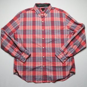 J. Crew Tartan Black Label Casual Button Shirt